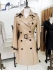 Burberry genuine leather trench coat